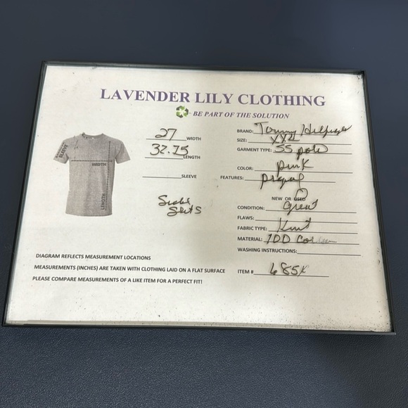 Tommy Hilfiger PIque Knit Polo Shirt Men's XXL Pink Short Sleeve - Picture 13 of 13